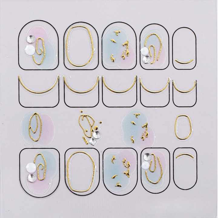 Nail Art Stickers (3-pack)